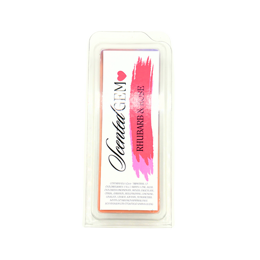 Rhubarb and rose wax melt (best seller)