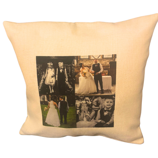 40 X 40cm Linen photo cushion cover